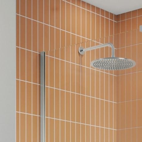 Crosswater Wetroom Accessory Polished Stainless Steel Crosswater Gallery Wall Profile with Seal