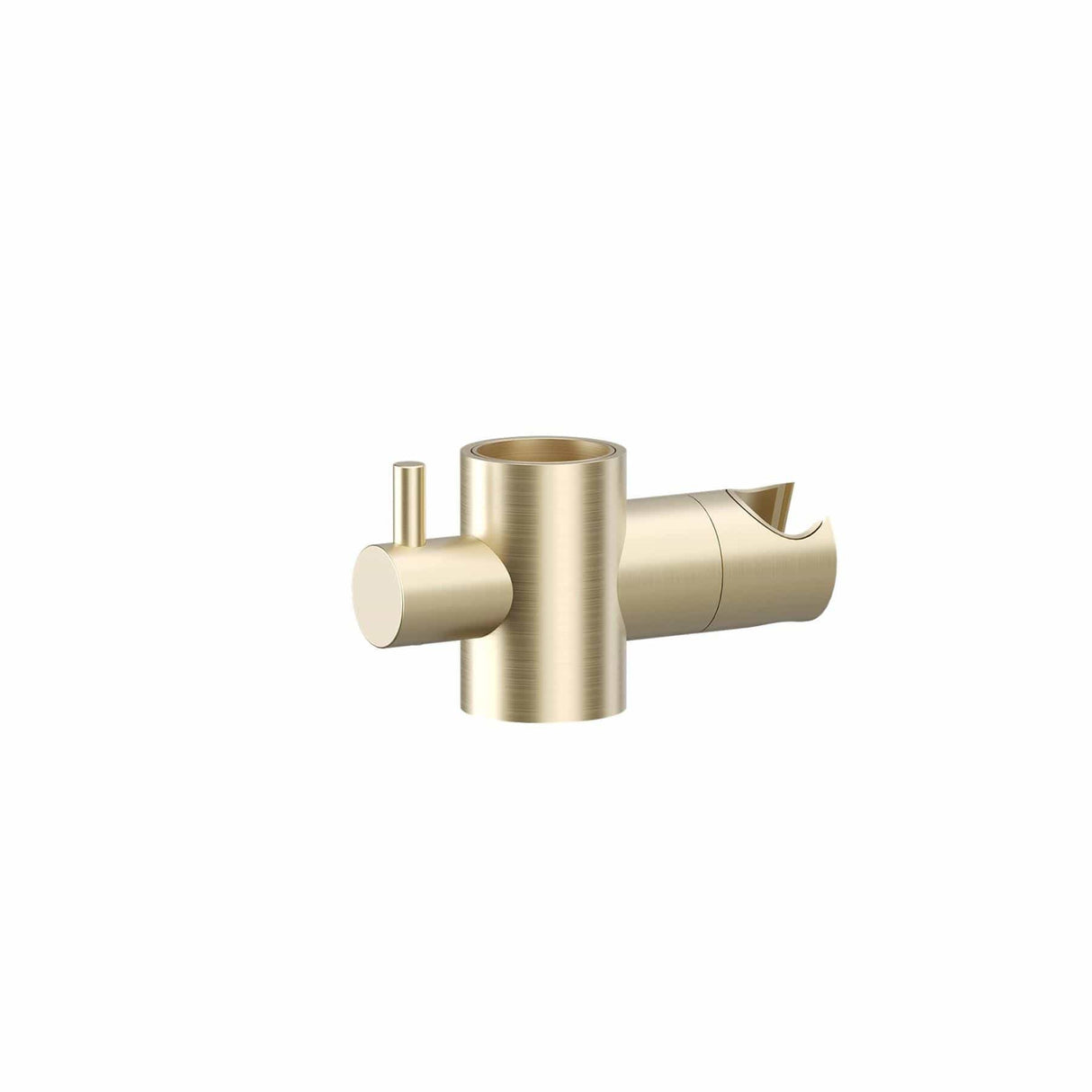 Crosswater Grab Rail/Bar Brushed Brass Crosswater Handset Holder Attachment for Angled Grab Bar