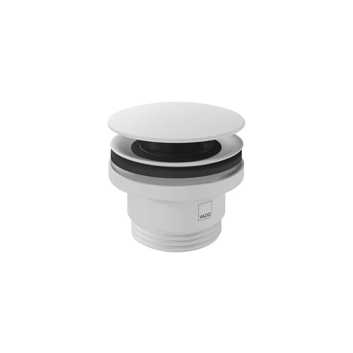 Vado Basin Waste Matt White Vado Universal Click Clack Basin Waste