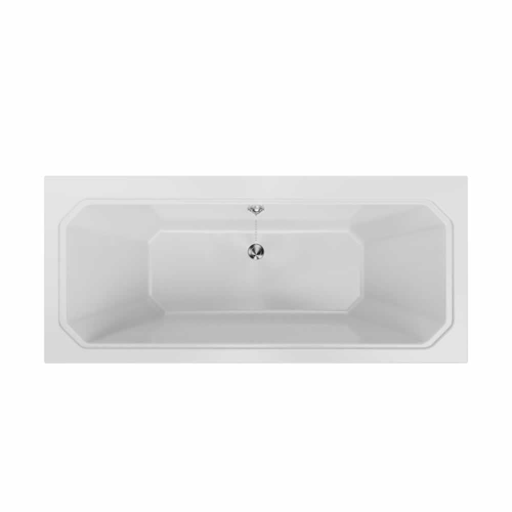 Burlington Double Ended Bath 1700 x 750mm Burlington Arundel Cleargreen Double Ended Bath