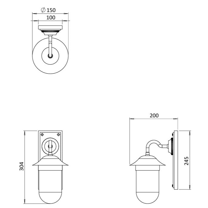 Burlington Bathroom Lighting Burlington Guild Wall Light