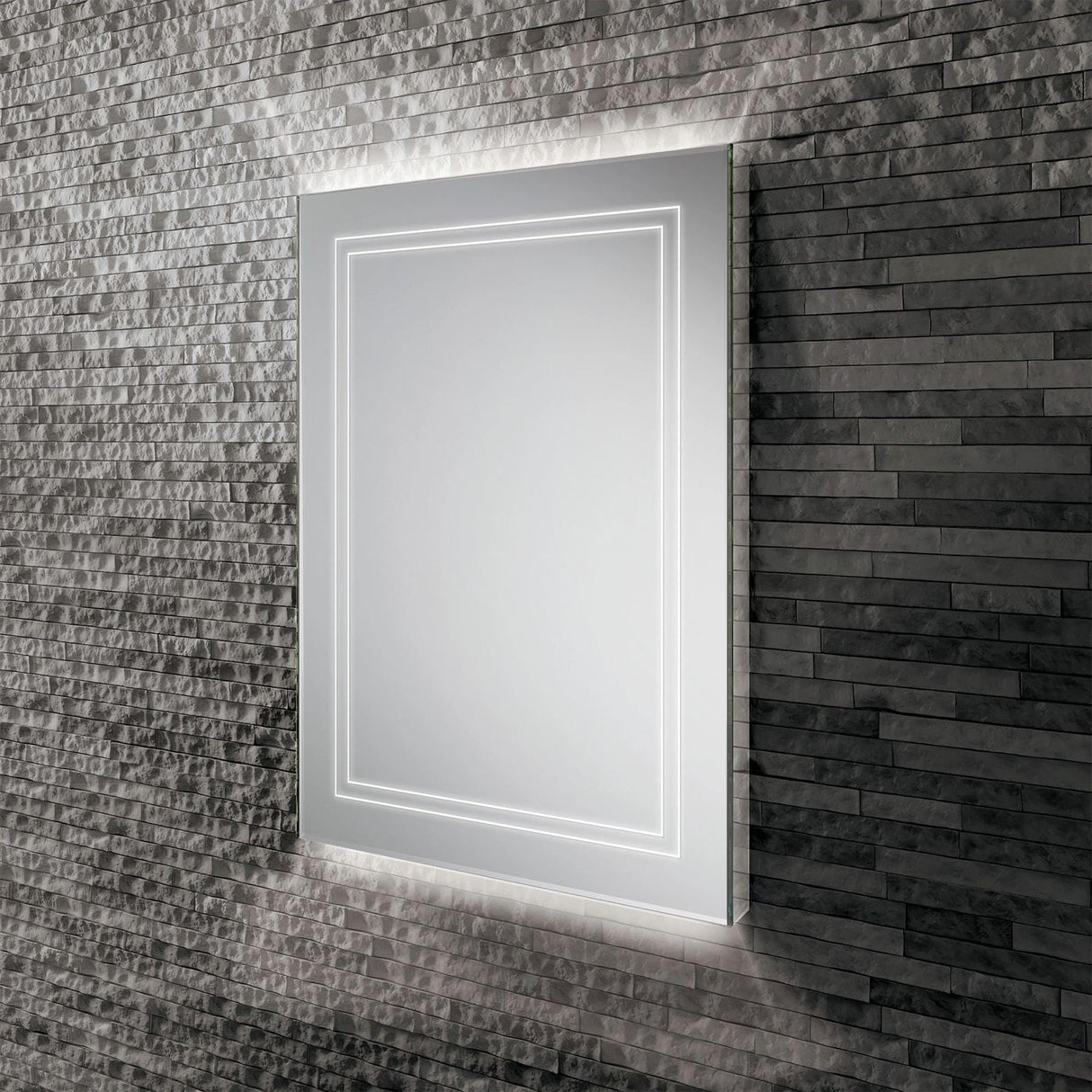 HiB Illuminated Mirror 500 x 700mm HiB Outline LED Illuminated Mirror