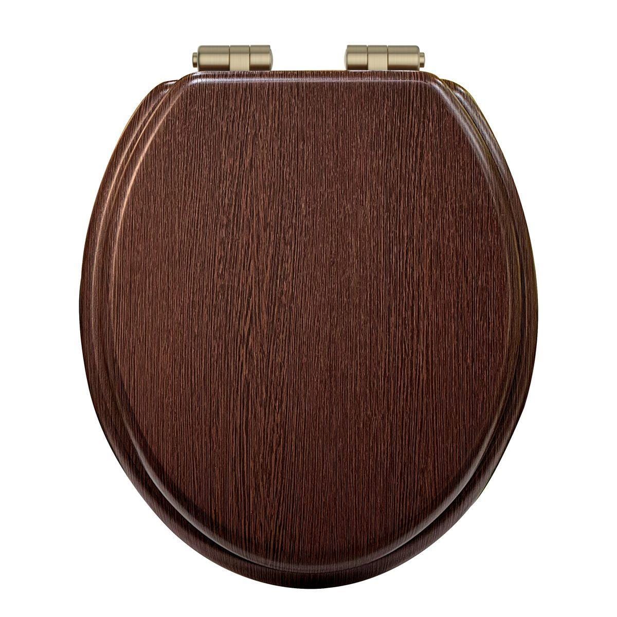 Heritage Soft Close Wooden Toilet Seat