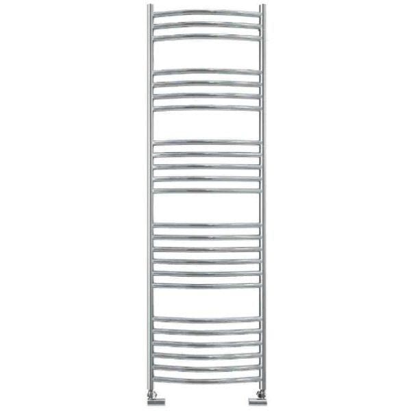 Vogue Ladder Rail 1600 x 500 / Central Heating Vogue Kerve Curved Ladder Rail in Polished Stainless Steel