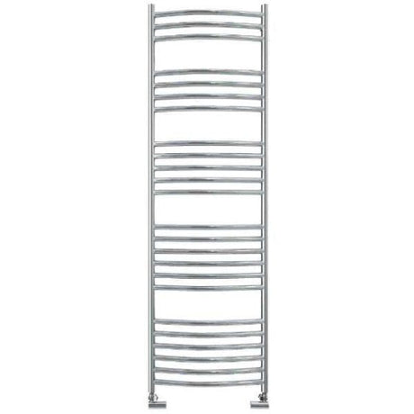 Vogue Ladder Rail 1600 x 500 / Central Heating Vogue Kerve Curved Ladder Rail in Polished Stainless Steel
