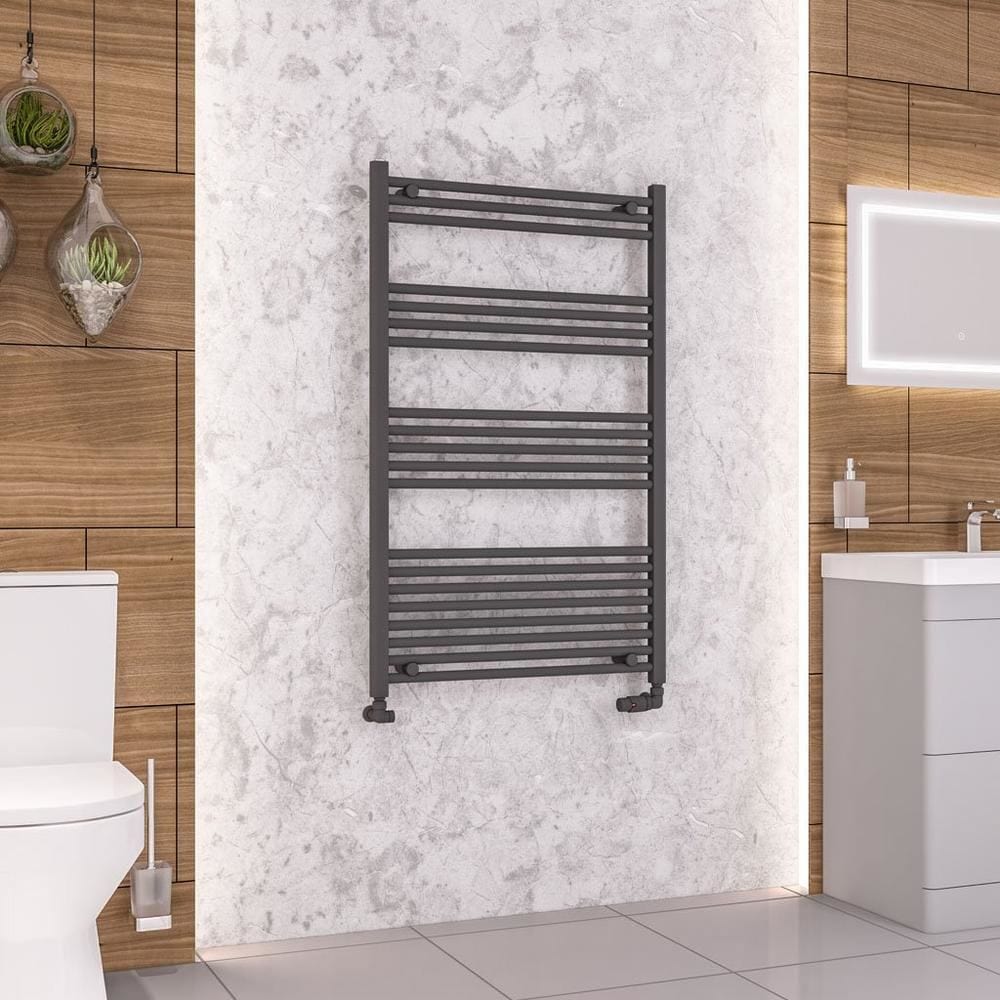 Eastbrook Wendover Straight Heated Towel Rail in Anthracite