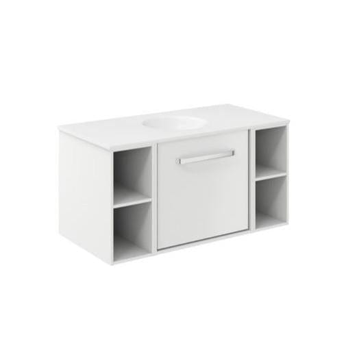 Crosswater Wall Mounted Vanity Unit Crosswater Infinity Wall Mounted Vanity Unit with Basin