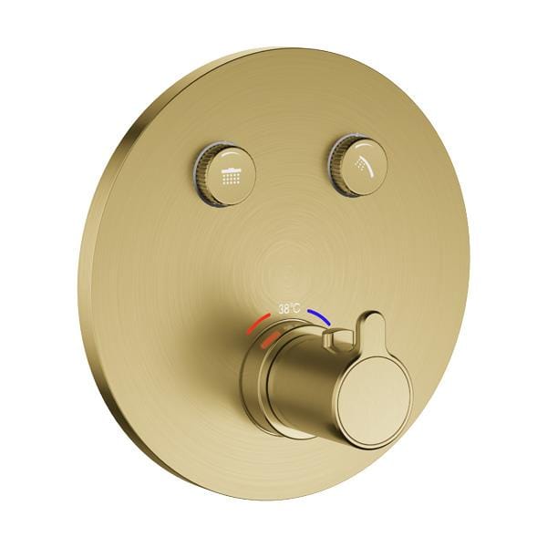 Flova Concealed Shower Valve Flova Moonlight Round 2 Outlet GoClick Finishing Set