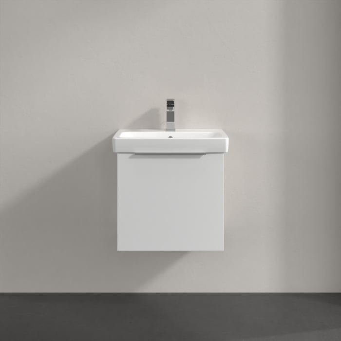 Villeroy & Boch Wall Mounted Vanity Unit Villeroy & Boch Architectura Wall Hung Vanity Unit 500mm One Drawer with Basin