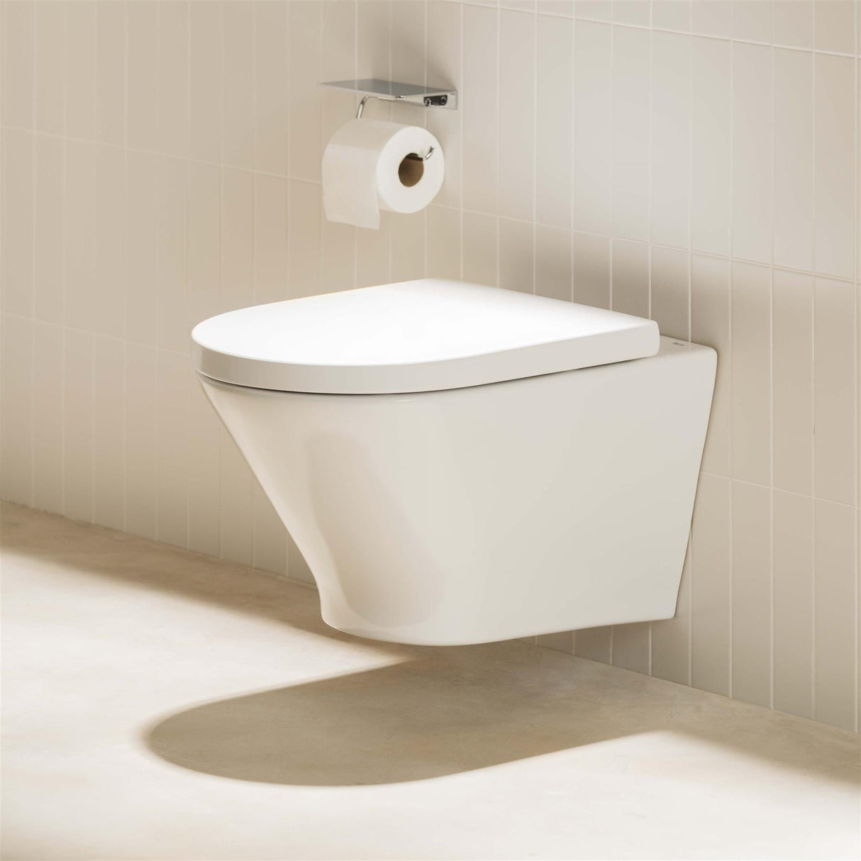 Roca Toilet Seats Roca The Gap Round Soft Close, Quick Release Toilet Seat