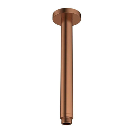 Crosswater Fixed Shower Arm Brushed Bronze Crosswater MPRO 200mm Ceiling Shower Arm
