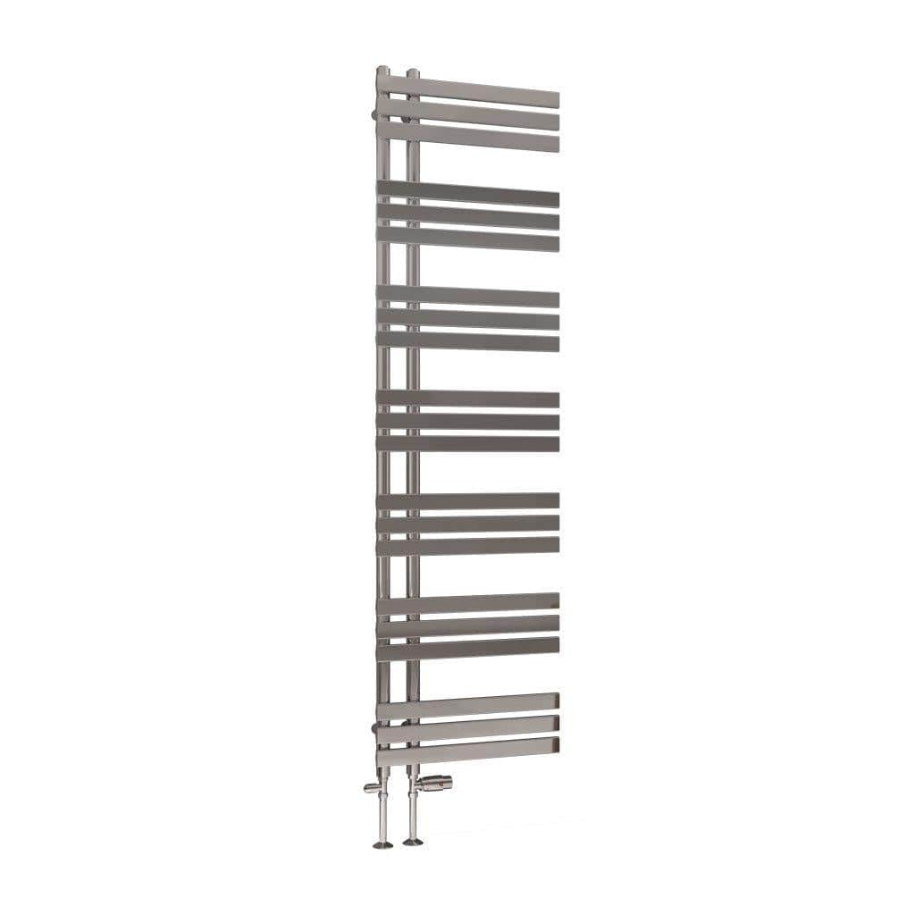 Eastbrook Designer Towel Radiator 1800 x 500mm / Central Heating Eastbrook Leonardo Straight Vertical Heated Towel Rail in Chrome