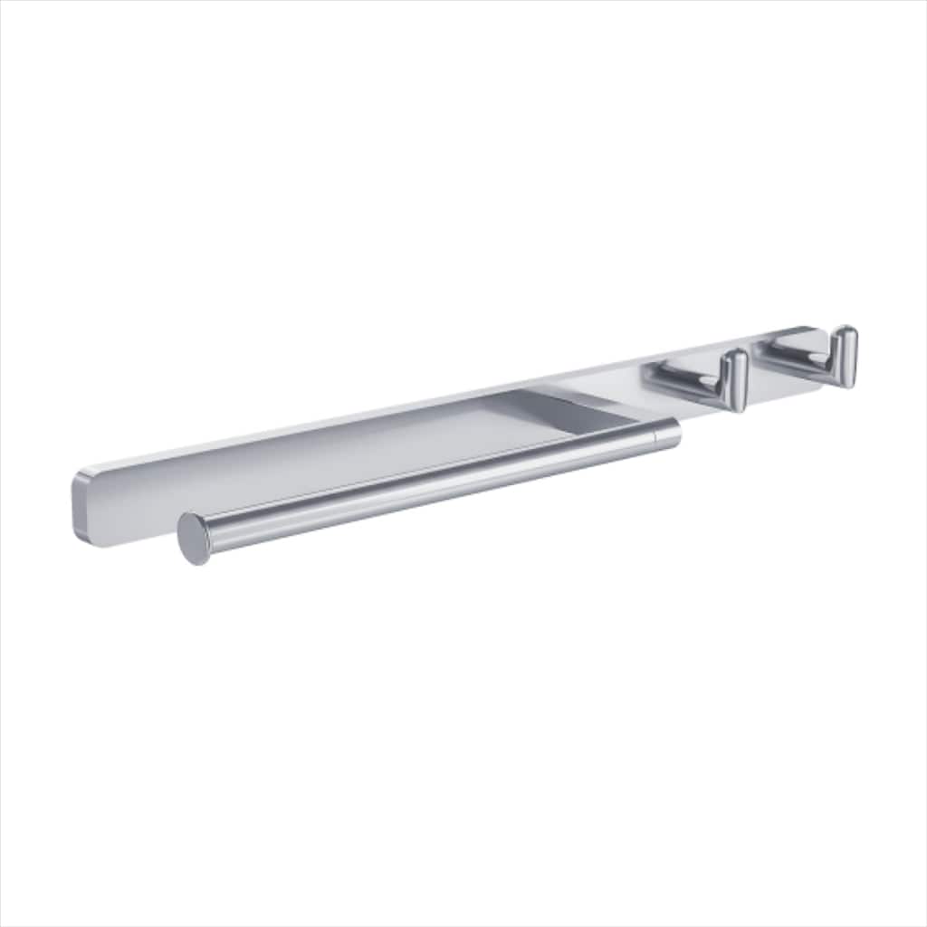 Eastbrook Towel Rails and Rings Chrome Eastbrook Asti Towel Ring and Double Hook