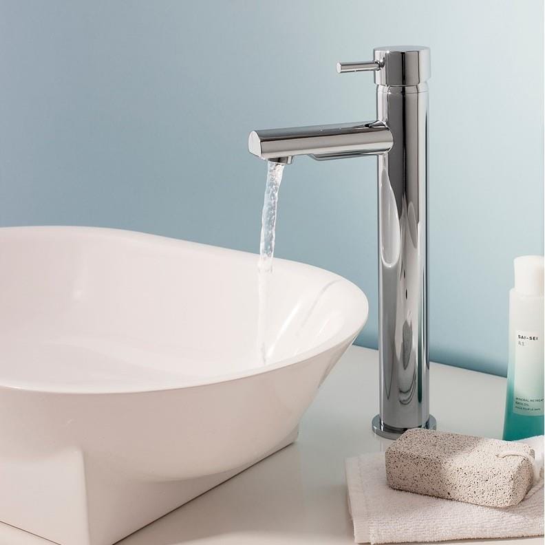 Crosswater Tall Basin Tap Crosswater Kai Lever Tall Mono Basin Mixer Tap in Chrome