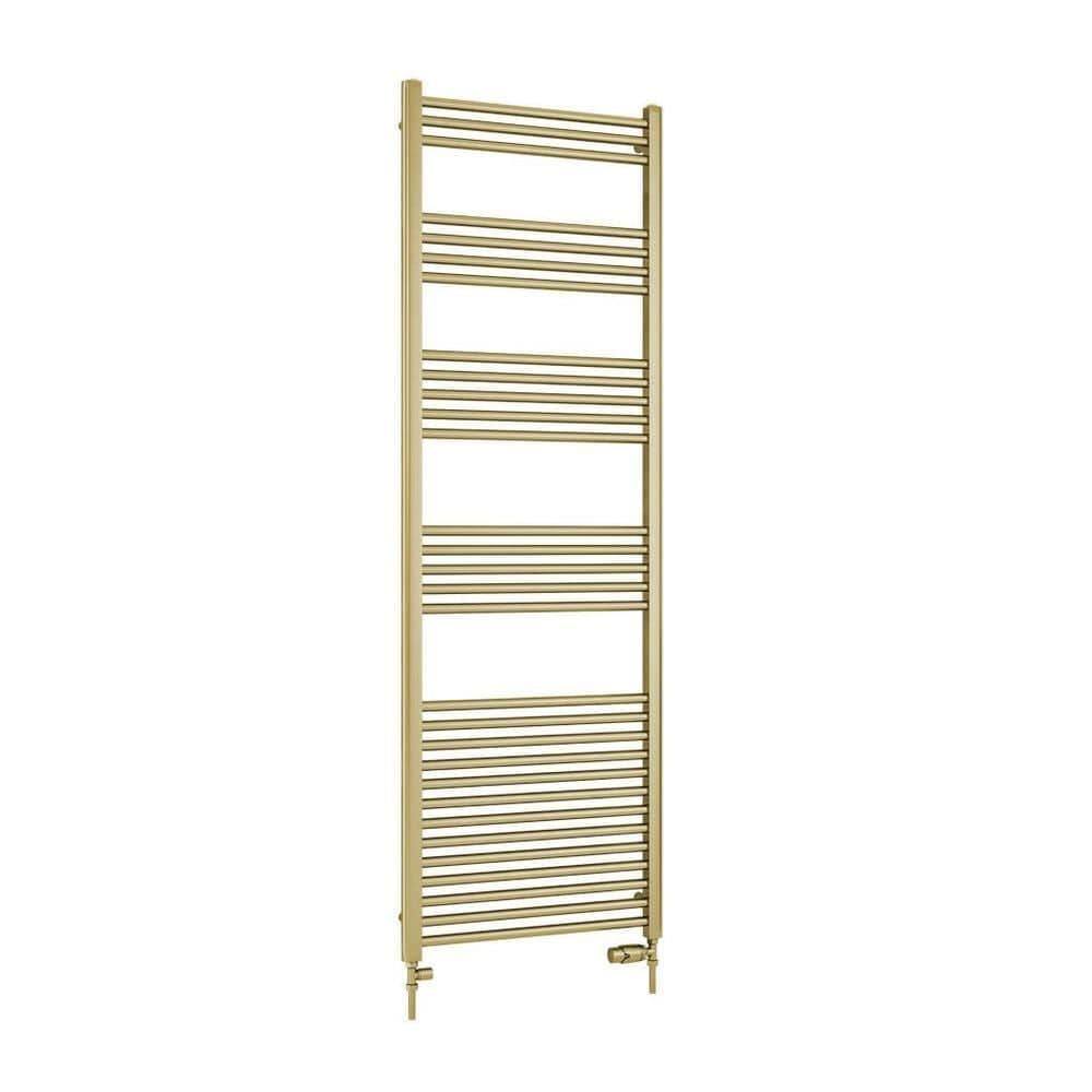 Eastbrook Wendover Straight Heated Towel Rail in Brushed Brass