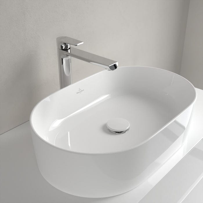 Villeroy & Boch Countertop Basin Villeroy & Boch Collaro 560mm Oval Countertop Basin in White Alpin