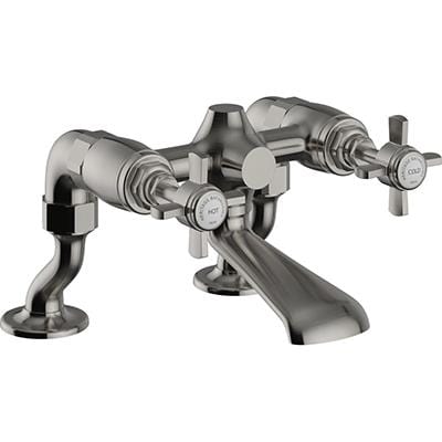 Heritage Bath Mixer Brushed Nickel Heritage Dawlish Bath Filler