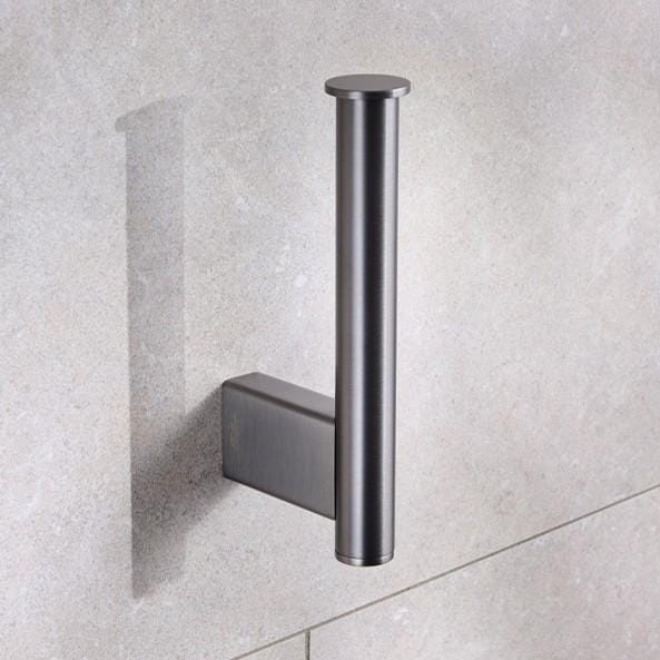 Miller Toilet Roll Holder Miller Miami Toilet/Spare Roll Holder in Gunmetal