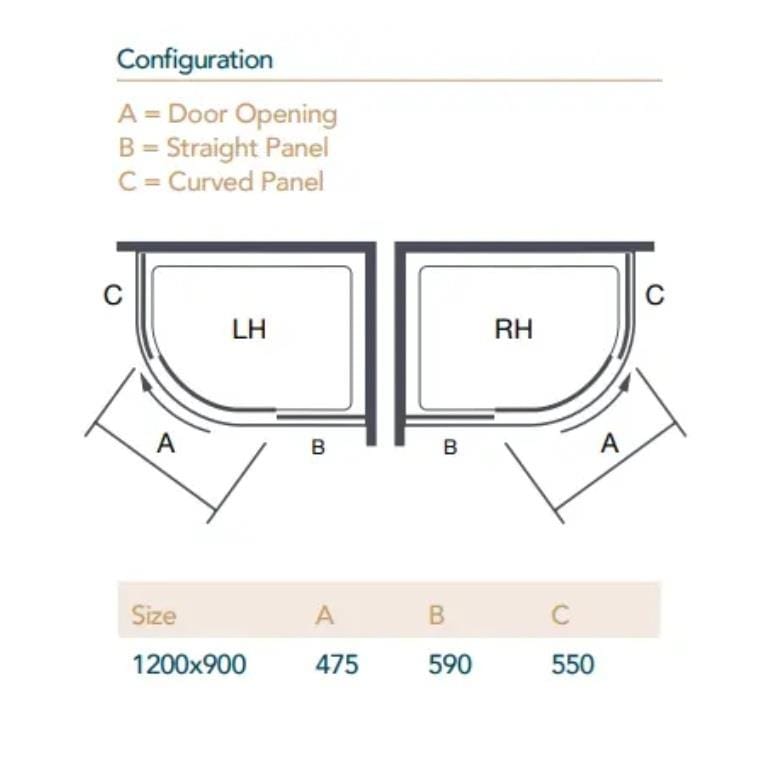 Merlyn Quadrant Shower Enclosure Merlyn Ionic Essence Frameless 8mm 1 Door Offset Quadrant Shower Enclosure
