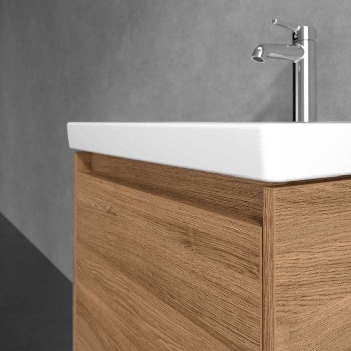 Villeroy & Boch Wall Mounted Vanity Unit Villeroy & Boch Skyla Wall Mounted 600mm One Drawer Vanity Unit with Basin