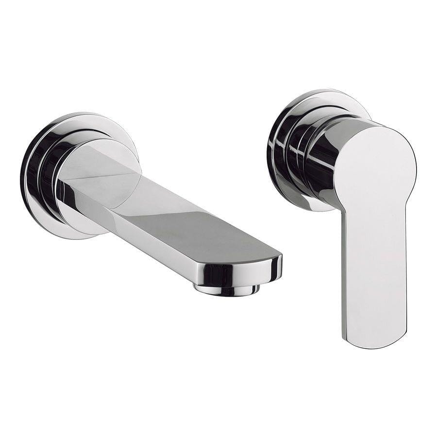 Crosswater Wall Mounted Basin Tap Crosswater Wisp 2 Hole Wall Mounted Basin Mixer Tap in Chrome