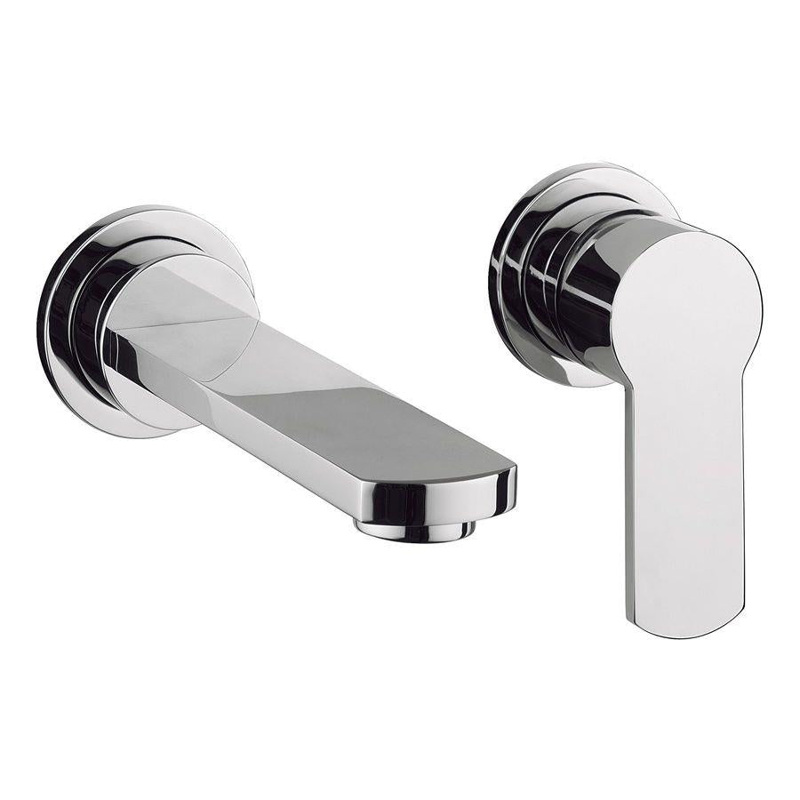 Crosswater Wisp 2 Hole Wall Mounted Basin Mixer Tap in Chrome