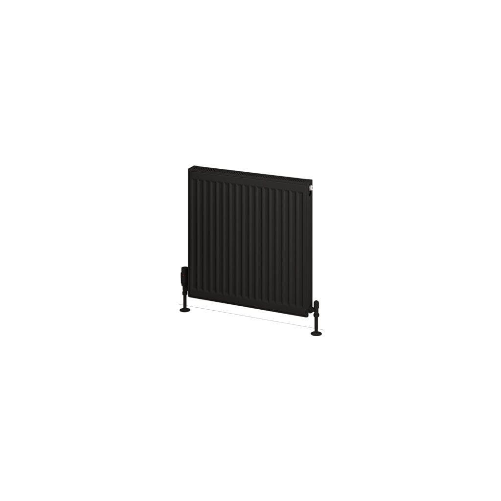 Aquarius Type 21 Aquarius Type 21 Compact Panel Radiator In Matt Black
