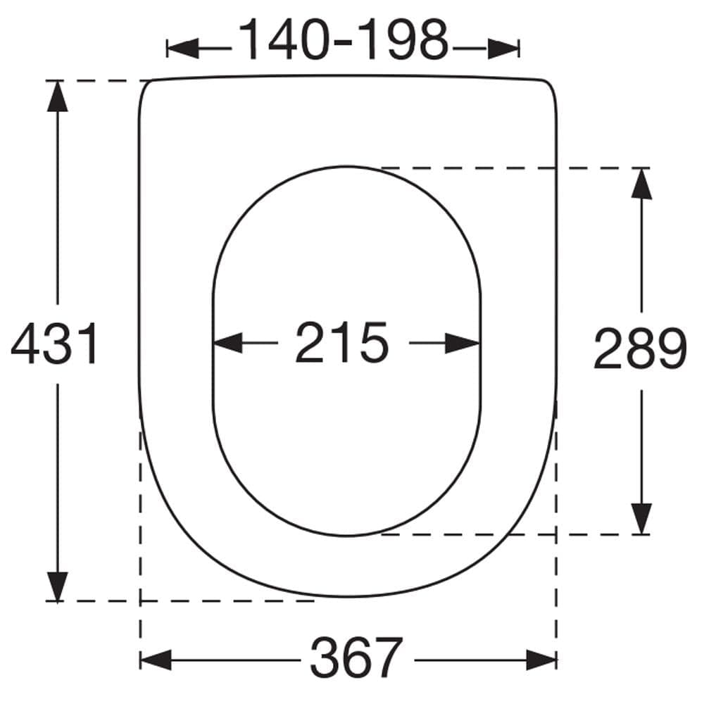 Villeroy & Boch Toilet Seat Villeroy & Boch Sentique Soft Close Toilet Seat in White Alpin