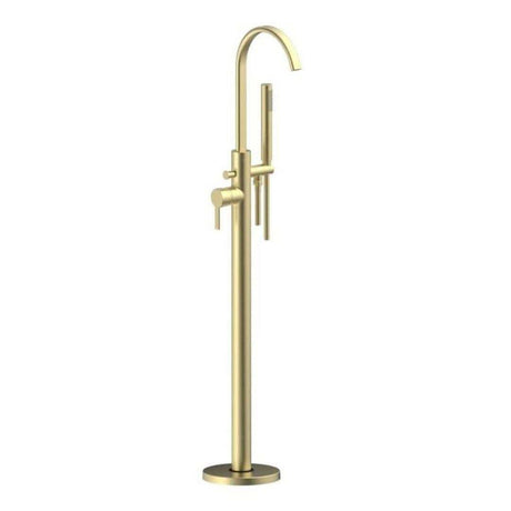 Aquarius Freestanding Bath Filler Brushed Brass Aquarius Evolution Floorstanding Bath Shower Mixer Tap
