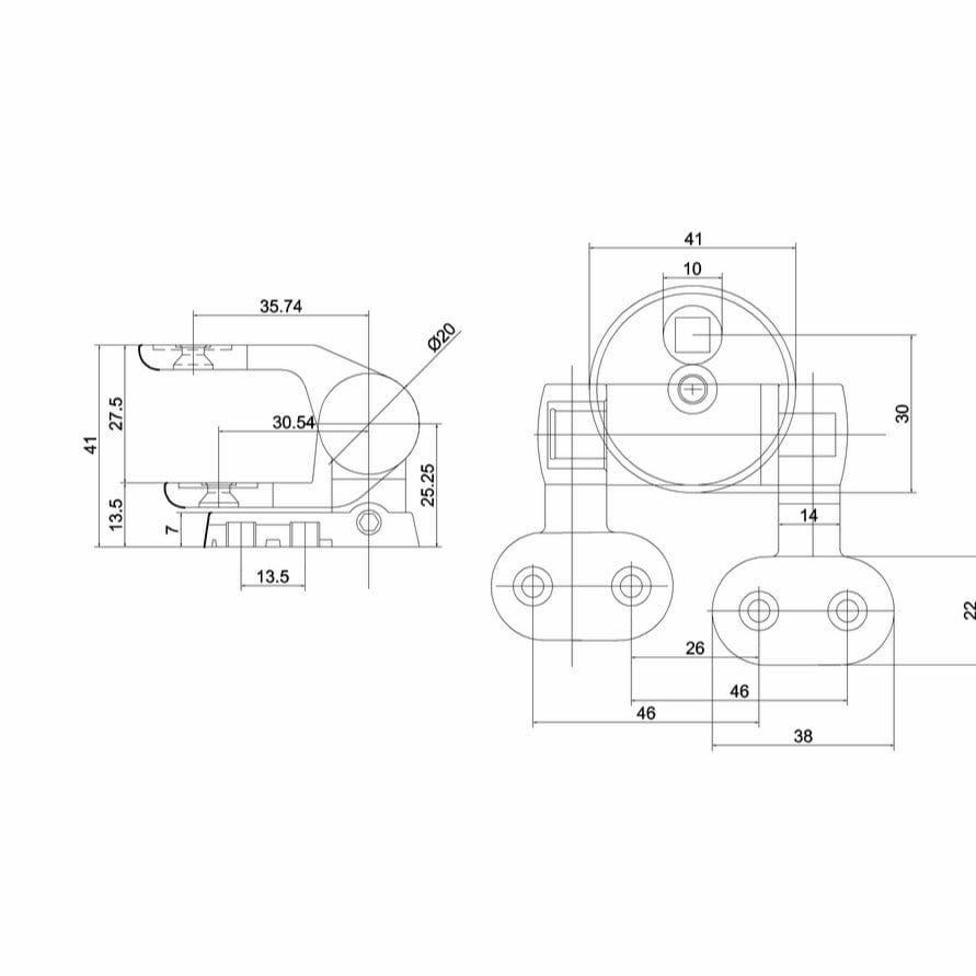 Burlington Burlington Soft Close Toilet Seat Hinges