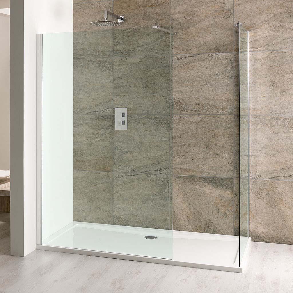 Eastbrook Side Panel Eastbrook Volente Frameless Side Panel in Polished Chrome