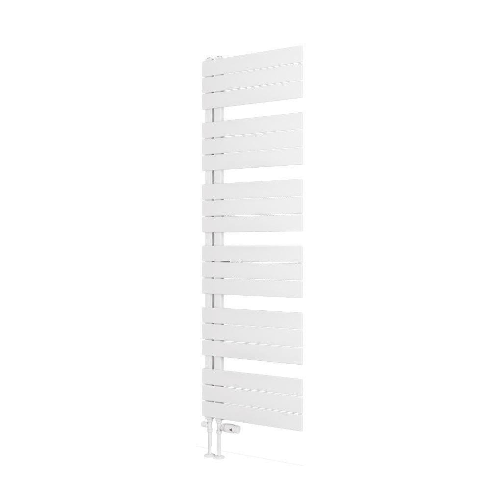 Eastbrook Designer Towel Radiator 1640 x 500 / Electric Only Eastbrook Helmsley Straight Vertical Designer Towel Rail in Matt White