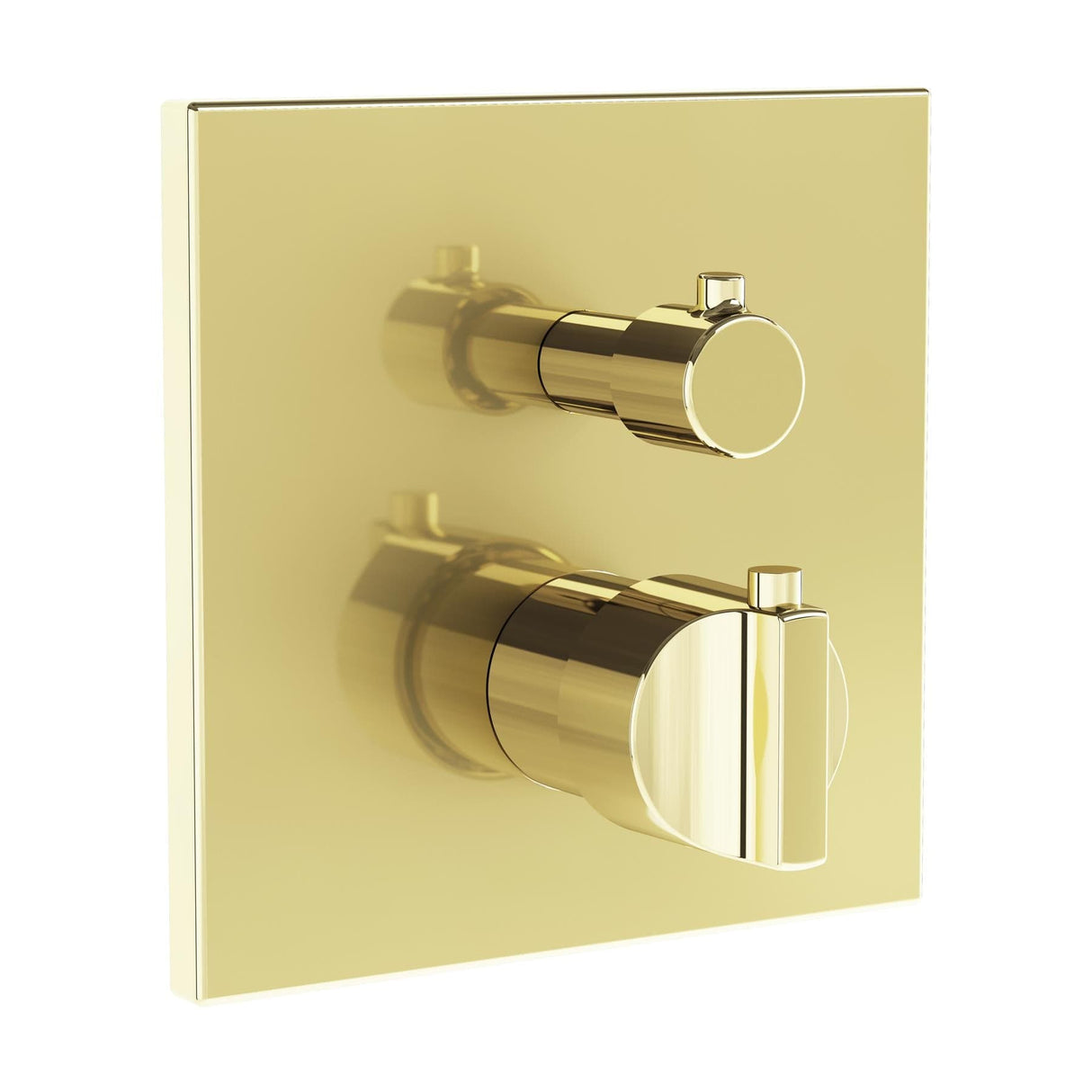 VitrA Concealed Shower Valve Soft Gold VitrA Suit Thermostatic 2-Way Bath and Shower Mixer Control Plate