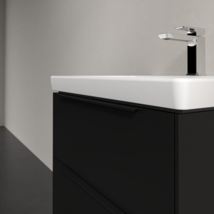 Villeroy & Boch Wall Mounted Vanity Unit Villeroy & Boch Subway 3.0 Wall Hung 600mm Two Drawer Vanity Unit with Basin
