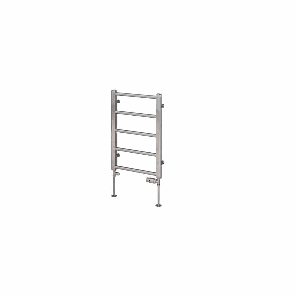 Eastbrook Ladder Rail 650 x 450 / Dual Fuel Eastbrook Tuscan Round Heated Towel Rail in Chrome