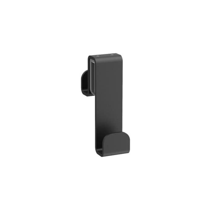 Crosswater Robe Hook Matt Black Crosswater Fold Single Over Shower Hook