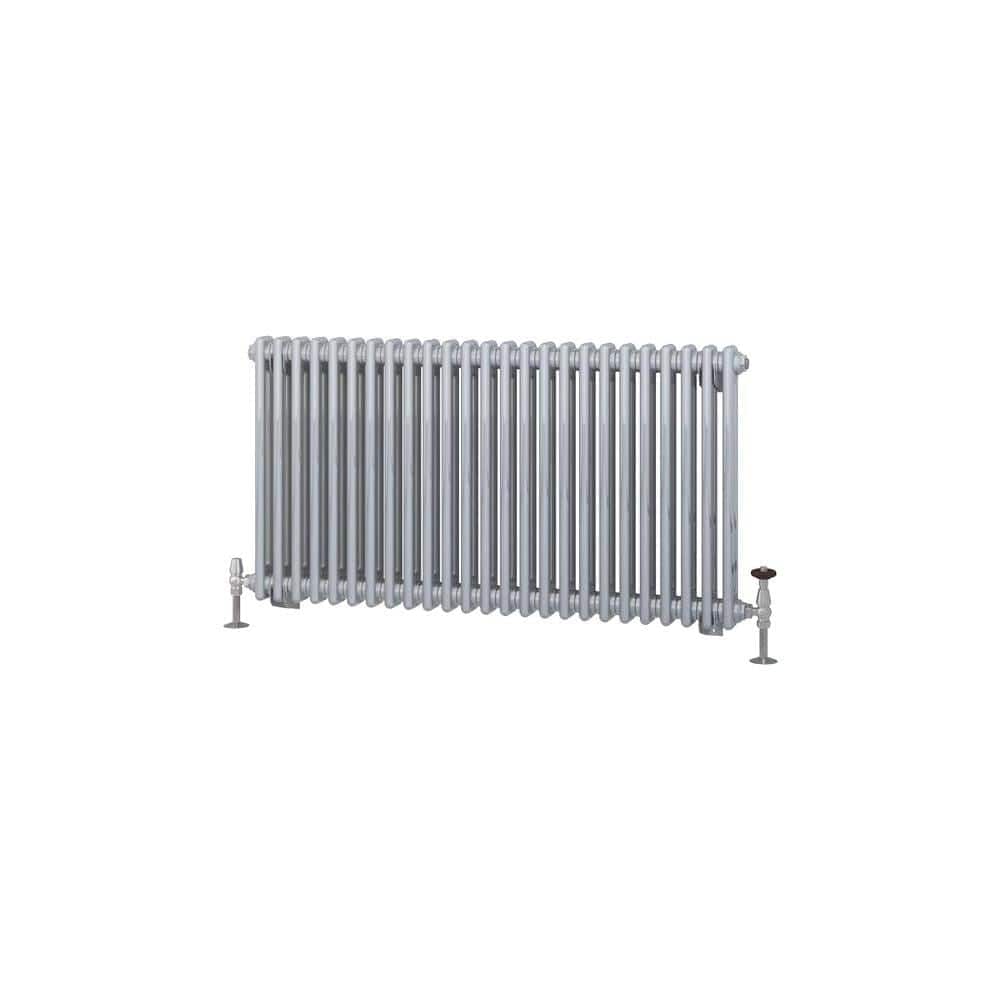 Eastbrook Column Radiator Eastbrook Rivassa Traditional 2 Column Radiator in Chrome Effect