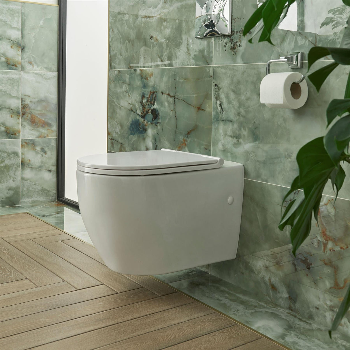 Heritage Wall Hung Toilet Heritage Stamford Rimless Wall Hung Toilet with Soft Close Seat