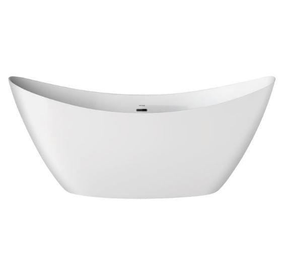 Heritage Modern Freestanding Bath Heritage Pomeroy Double Ended Acrylic Freestanding Bath - 1730mm x 750mm - White