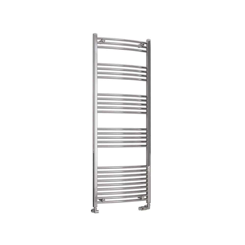 Eastbrook Wendover Curved Vertical Heated Towel Rail in Chrome