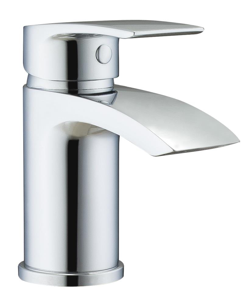 Aqaurius Mono Basin Tap Aquarius Arc Mini Mono Basin Mixer Tap with Waste
