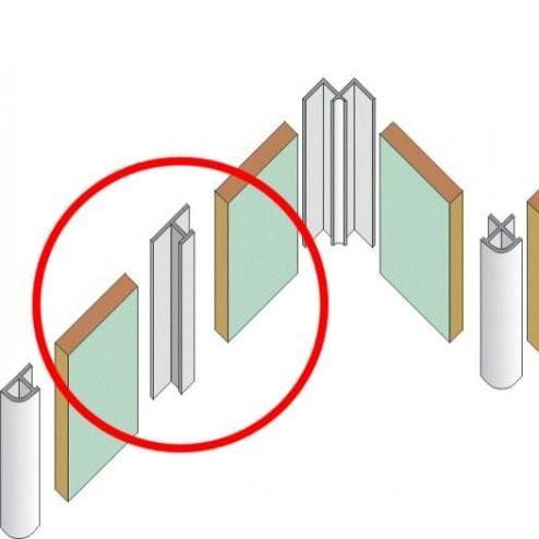 Multipanel Wall Panel Multipanel Wall Profile - Mid-Joint - Type D - 2450mm
