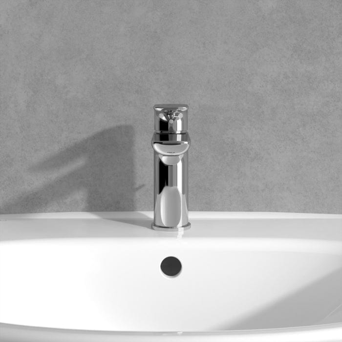 Villeroy & Boch Mono Basin Tap Villeroy & Boch O.Novo Single Lever Basin Mixer Tap with Pop-Up Waste in Chrome