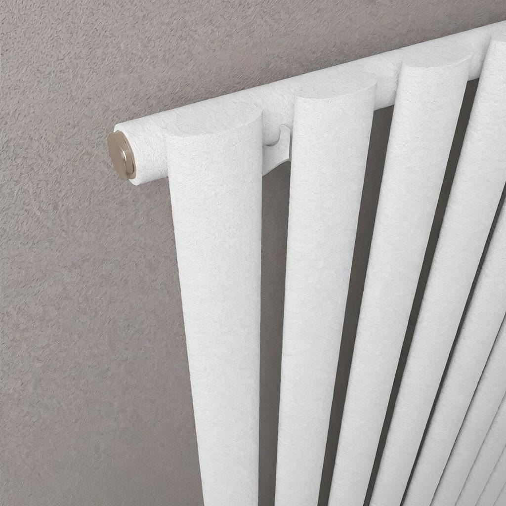 Eastbrook Designer Towel Radiator Eastbrook Tunstall Straight Vertical Designer Radiator in Matt White