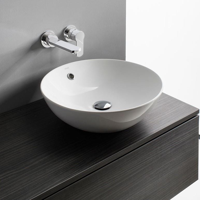 Crosswater Countertop Basin Crosswater Castellon PLUS Countertop Basin 430mm in White