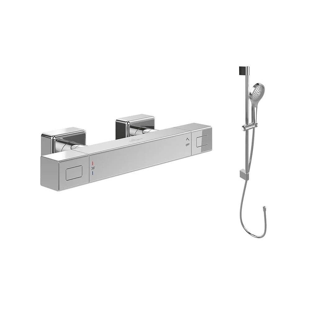 UK Bathroom Store Exposed Shower Set Villeroy & Boch Thermostatic Exposed Shower Mixer Set