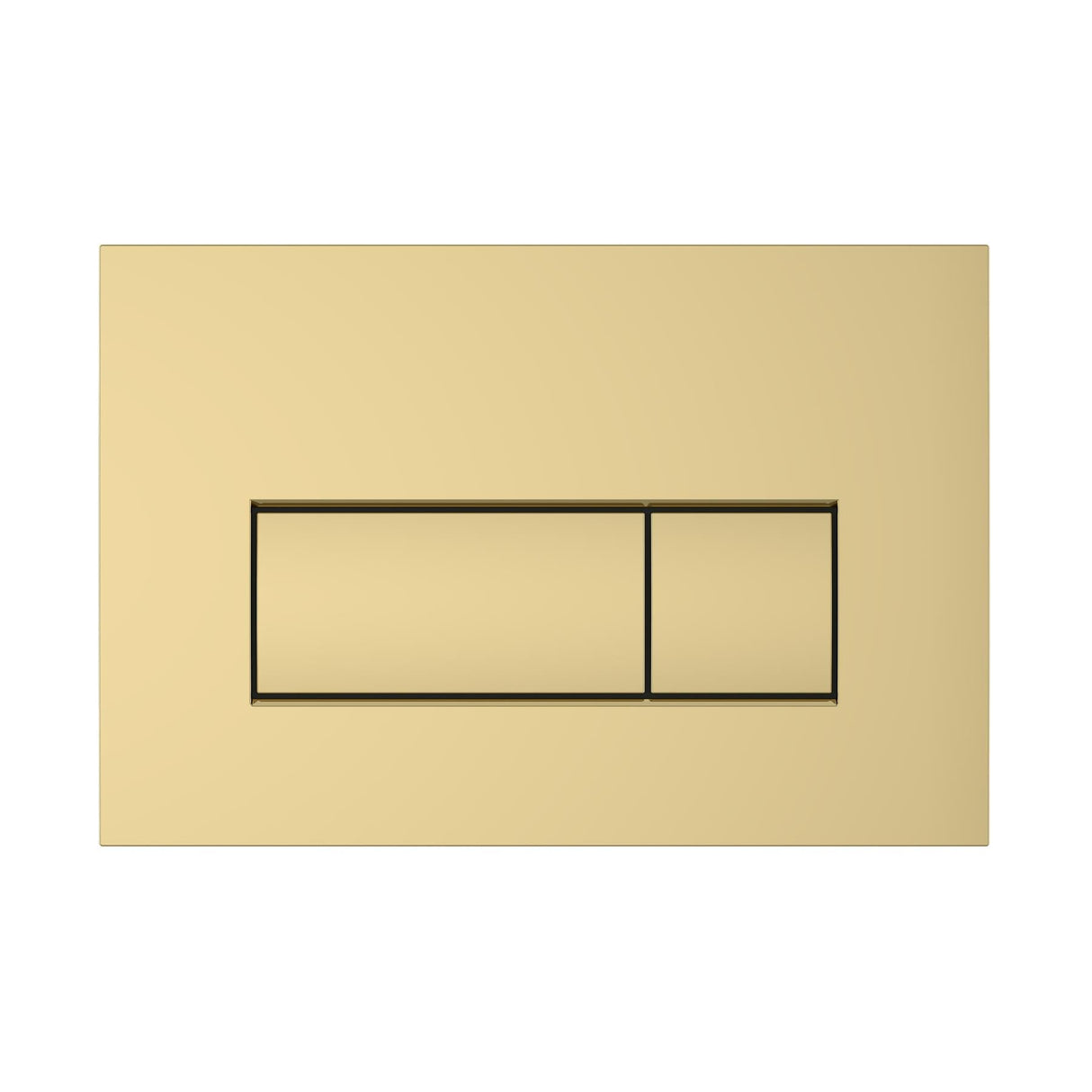 Vitra Flush Plate Soft Gold VitrA Loop Square Mechanical Flush Plate