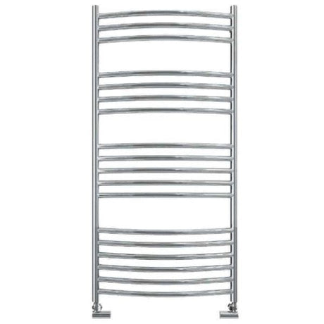 Vogue Ladder Rail 1200 x 600 / Central Heating Vogue Kerve Curved Ladder Rail in Polished Stainless Steel