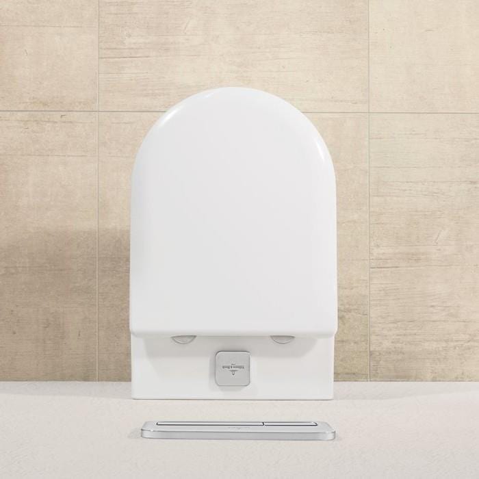 Villeroy & Boch Toilet Seat Villeroy & Boch Subway 2.0 Slimline Soft Close, Quick Release Toilet Seat in White Alpin
