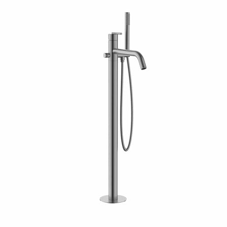 Crosswater Freestanding Bath Filler Slate Crosswater 3ONE6 Lever Floor Standing Bath Filler